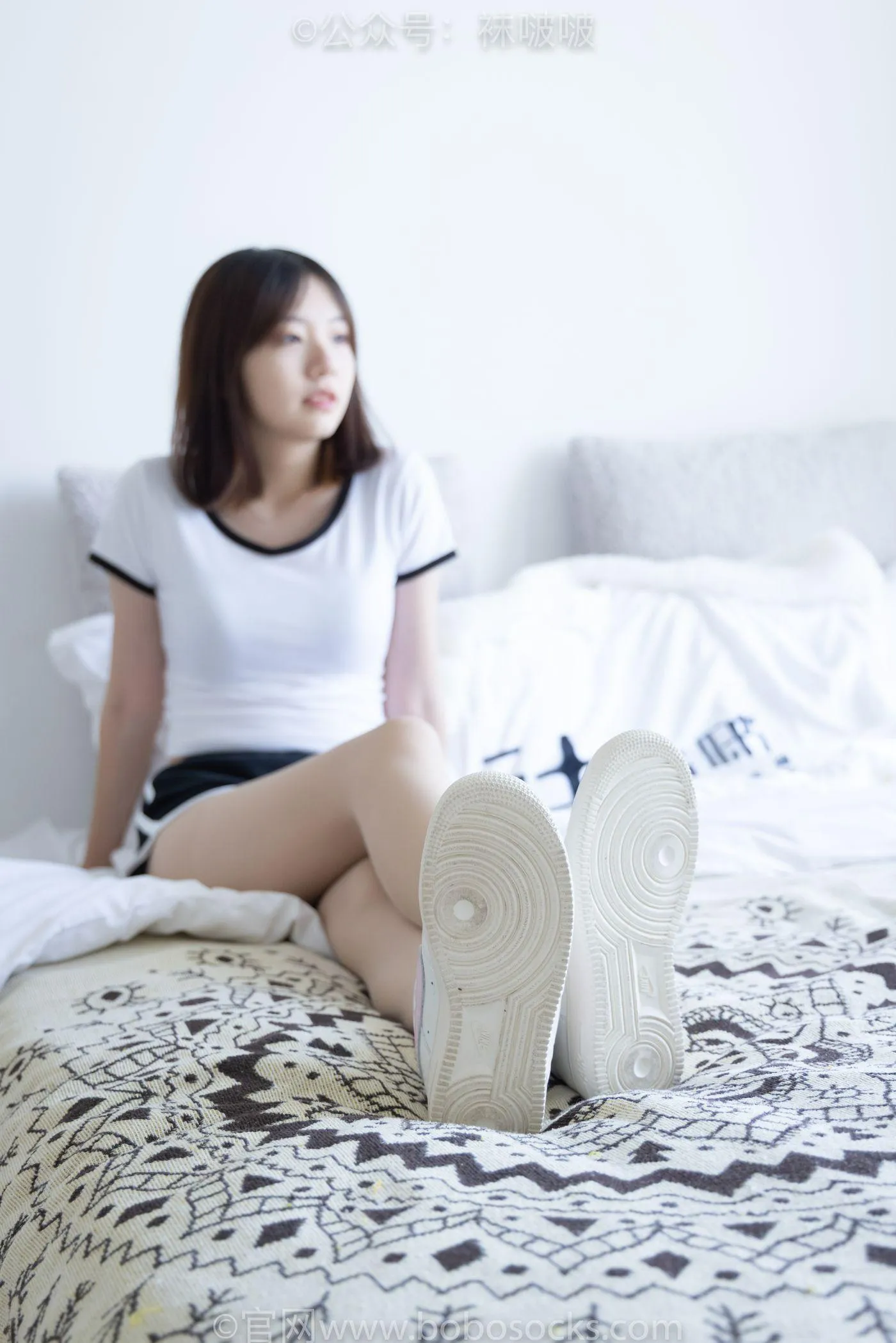 [BoBoSocks袜啵啵]NO.026 小甜豆-体操服、空军一号、白棉袜、肉丝 [149P]插图4